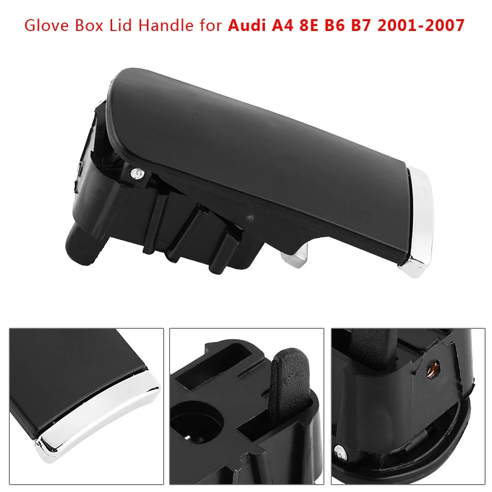Left Hand Drive Glove Box Lid Handle Puller for A4 8E B6 B7 2001‑2007 for B7 B6 A4 - Automotive LED Light