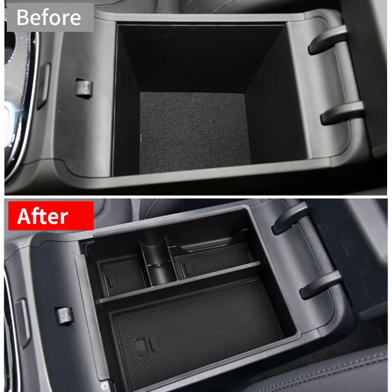 For Hyundai Tucson NX4 2021 2022 2023 Hybrid N Line Car Central Armrest Storage  for Hyundai NX4 - Automotive LED Light