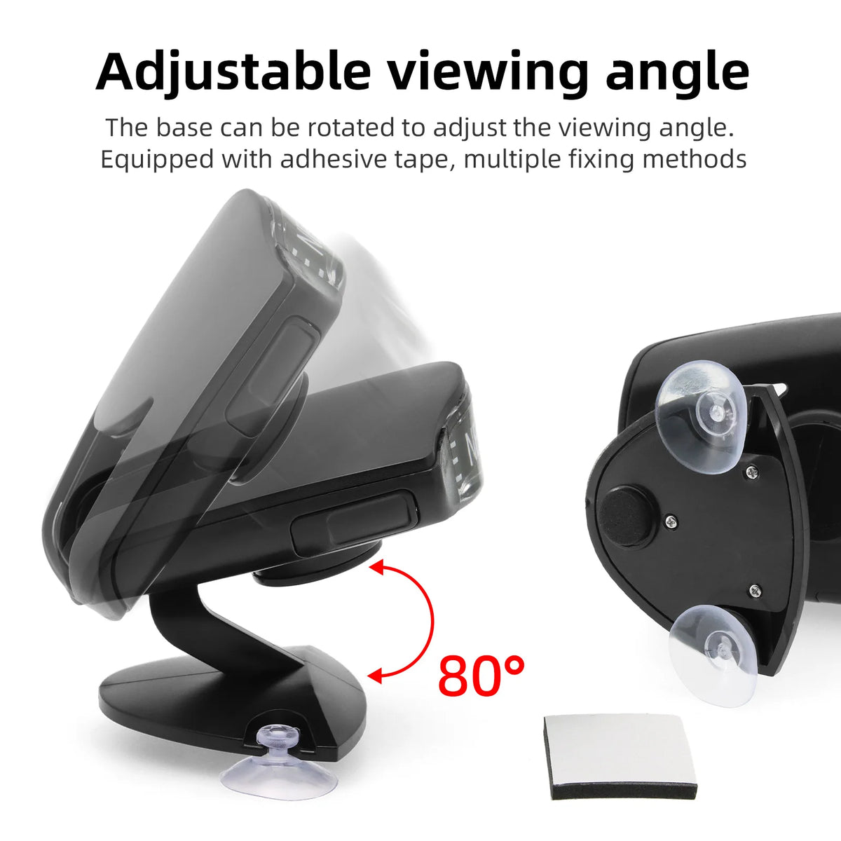 AD Navigation Compass Adjustable Suction Cups Ornament Vehicle Mounted Accessories Auto Compass  - Automotive LED Light