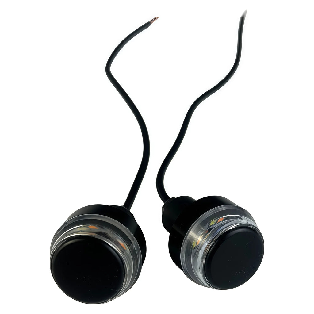 Motorcycle LED Modified Turn Signal Handle Light BWQ-066 with Light Plug, Always on White Light, - LED Motorcycle Light