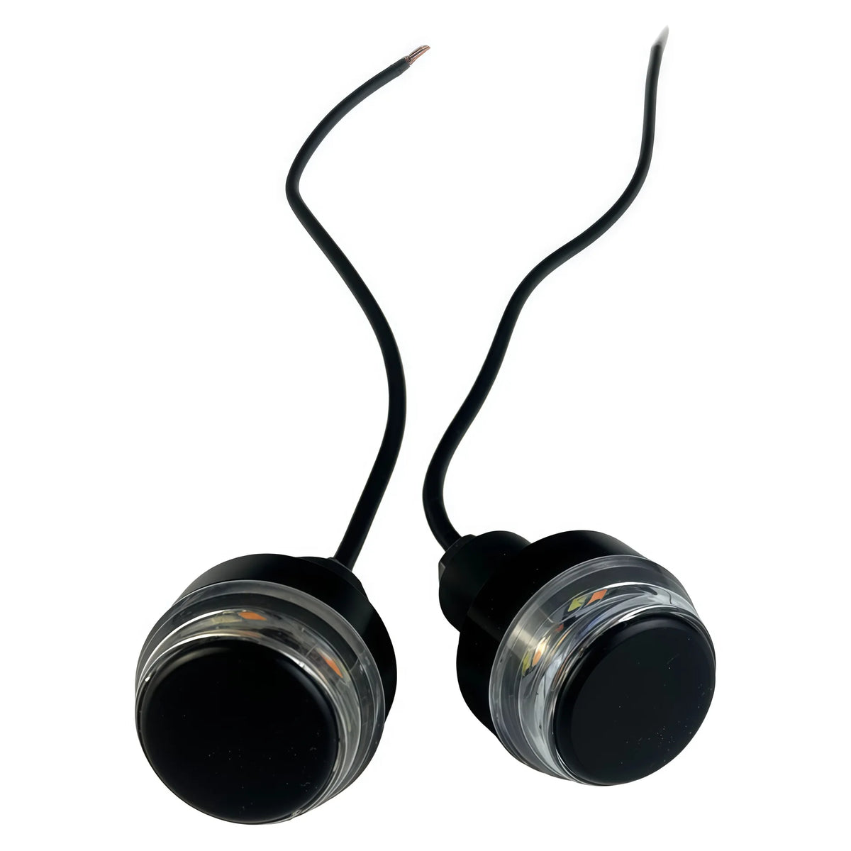 Motorcycle LED Modified Turn Signal Handle Light BWQ-066 with Light Plug, Always on White Light, - LED Motorcycle Light