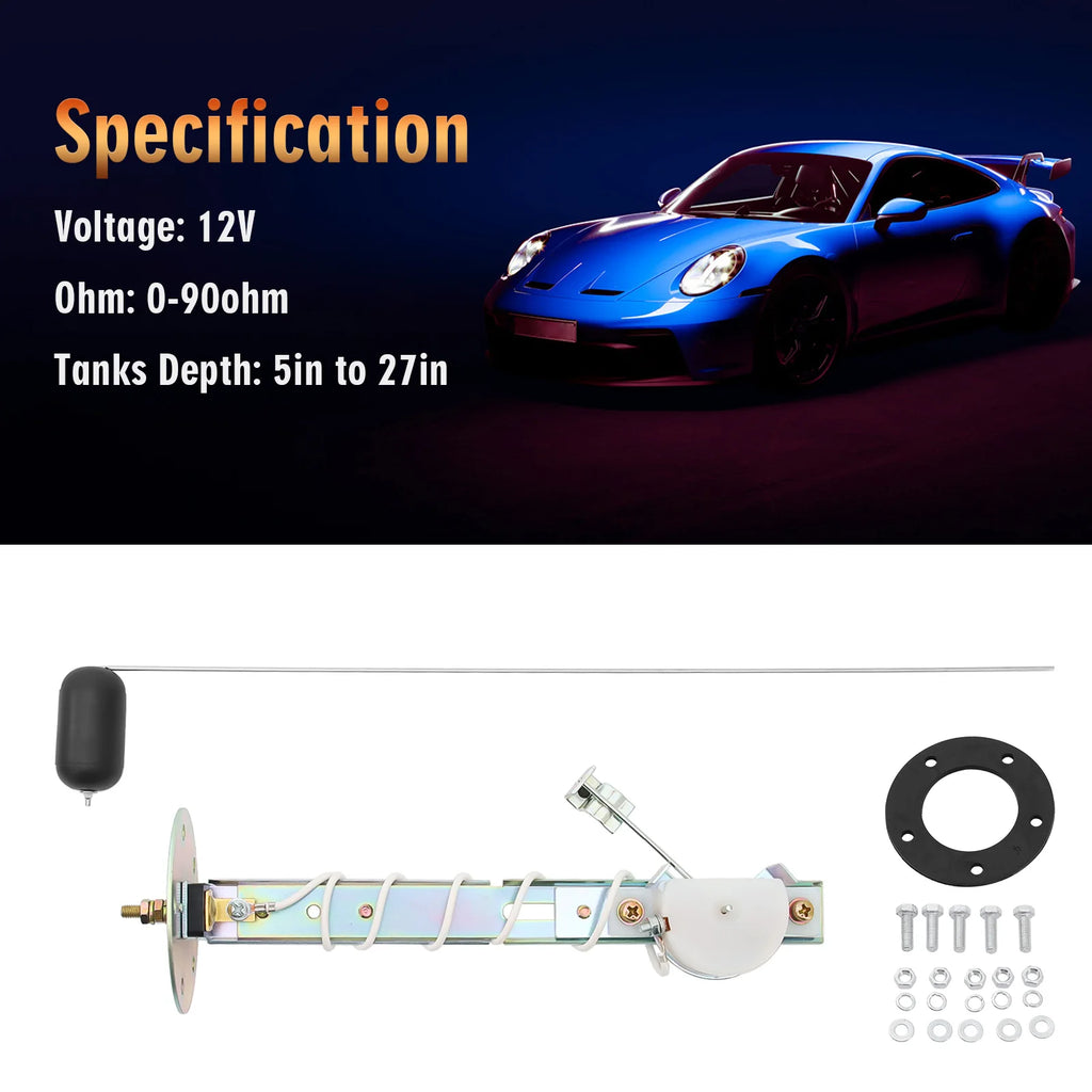 Universal Fuel Float Sensor 0~90ohm Fuel Level Oil Tank Sending Unit Indicator for Car Fuel Mete - Automotive LED Light