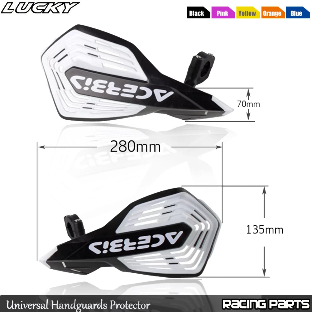 For KTM YAMAHA HONDA EXC KLX YZF CRF Handlebar Protection Universal Hand Guards Motorcycle Handg - Automotive LED Light