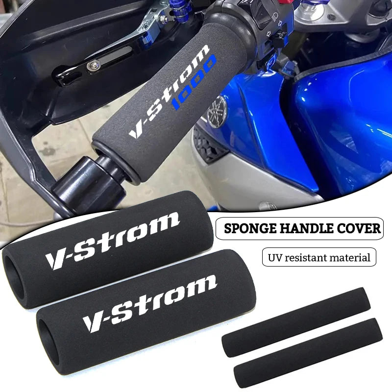 Motorcycle Grips Sponge Handlebar Covers For Suzuki V-Strom DL1050 DL1000 DL800 DL650 DL250 VStr - Automotive LED Light