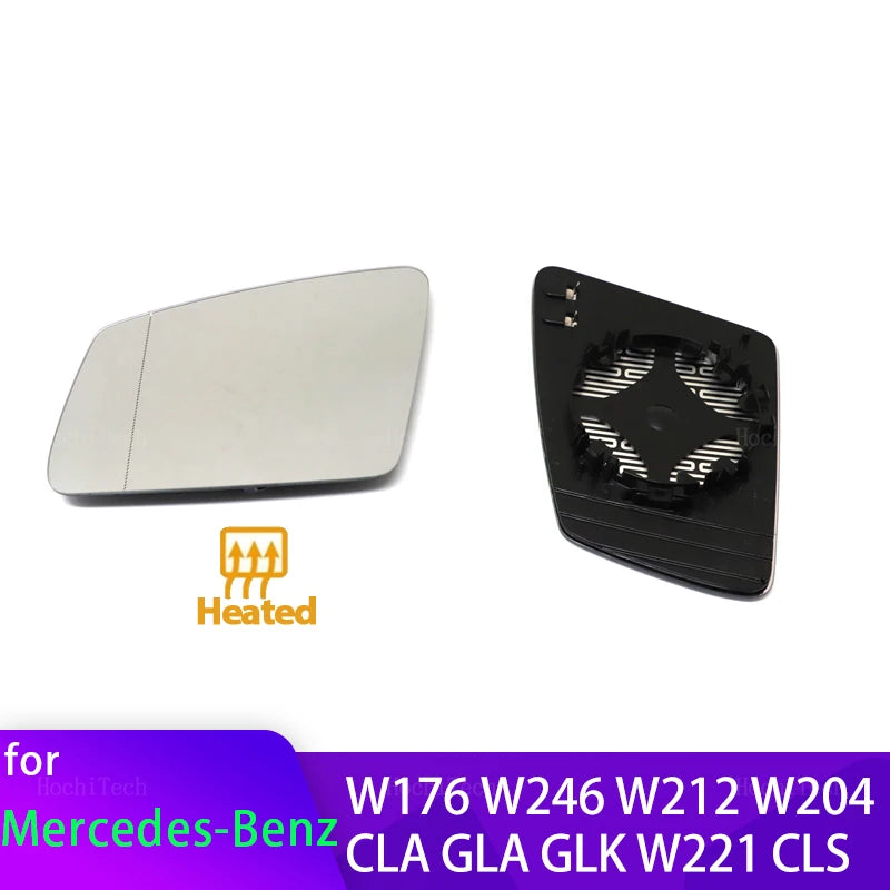 Left Right Door Side Heated Wing Mirror Glass Rearview Plate for Mercedes-Benz A for Mercedes-Benz W176 W221 W218 - Auto