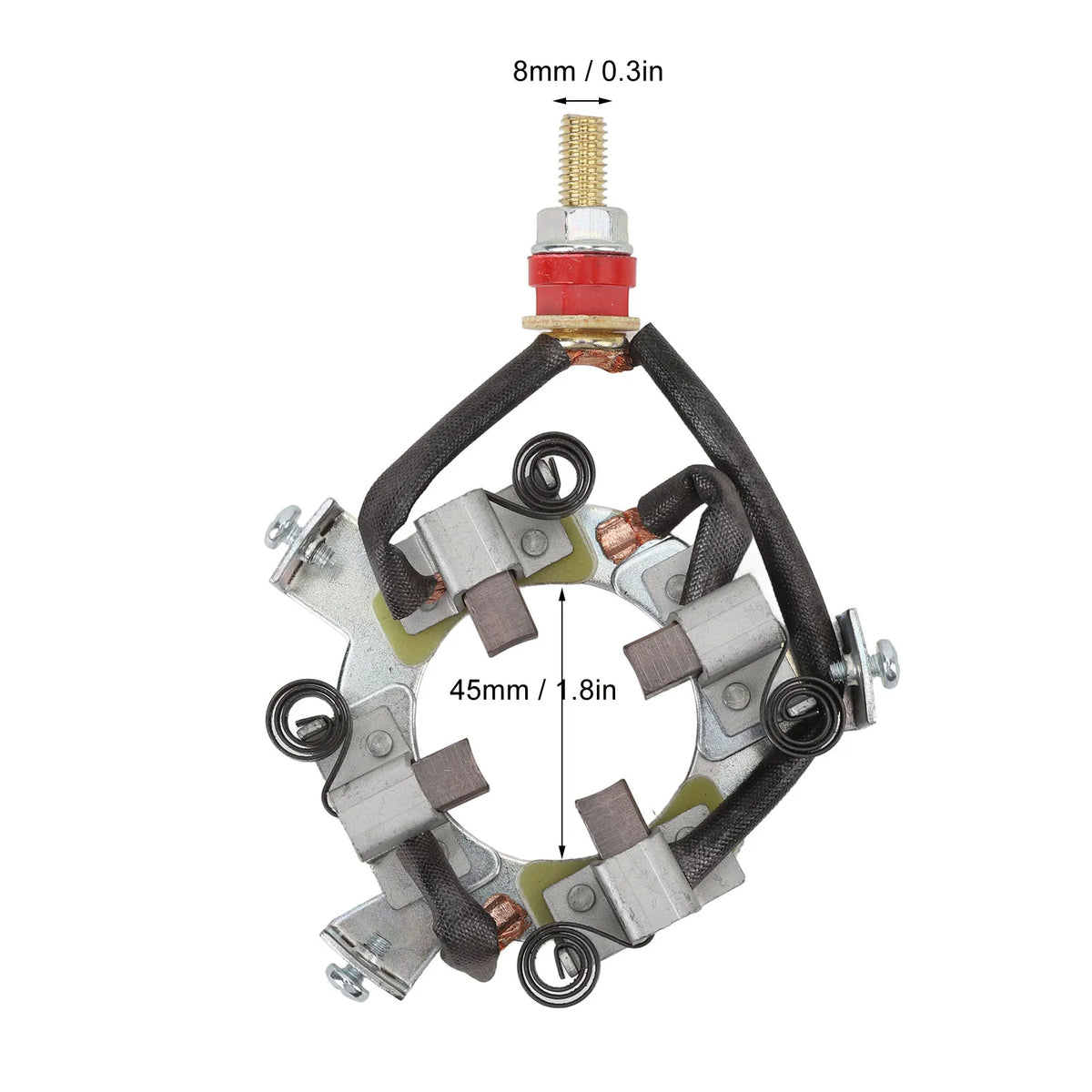 Carbon Brush Holder Repair Kit Construction Winch Motor Carbon Brush Kit Easy Install Compact fo - Automotive LED Light