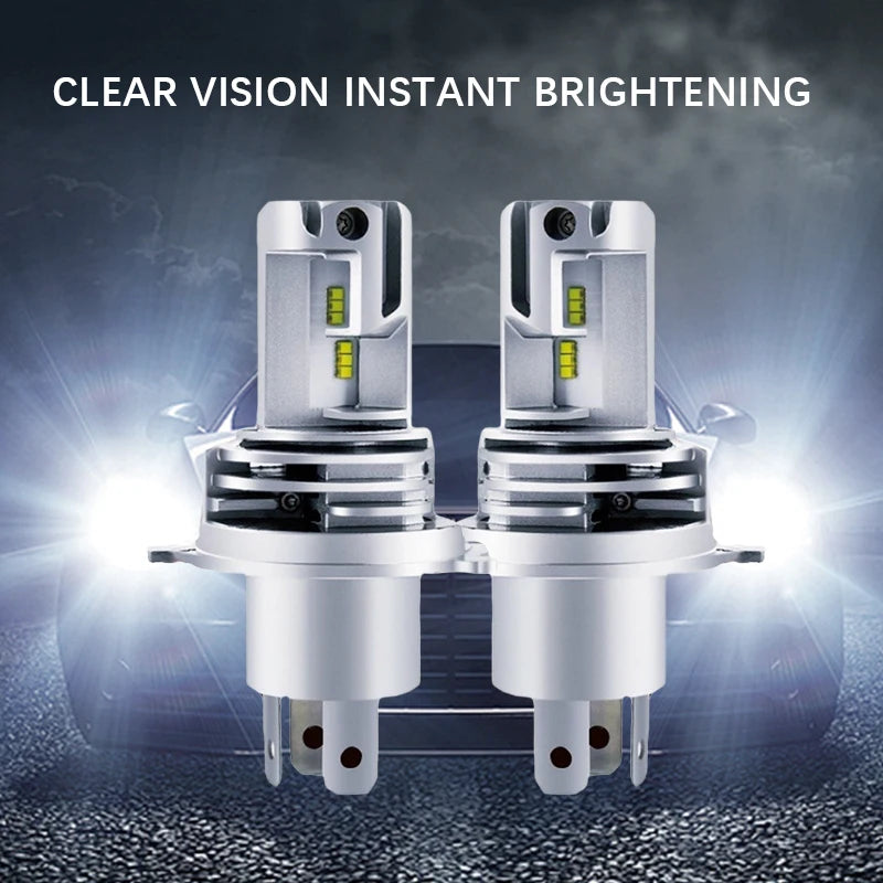 1Pcs H4 LED Motorcycle Headlight Bulb CSP for Car Motorcycle H4 LED Hi/Lo High and Low Beam Moto - LED Motorcycle Light