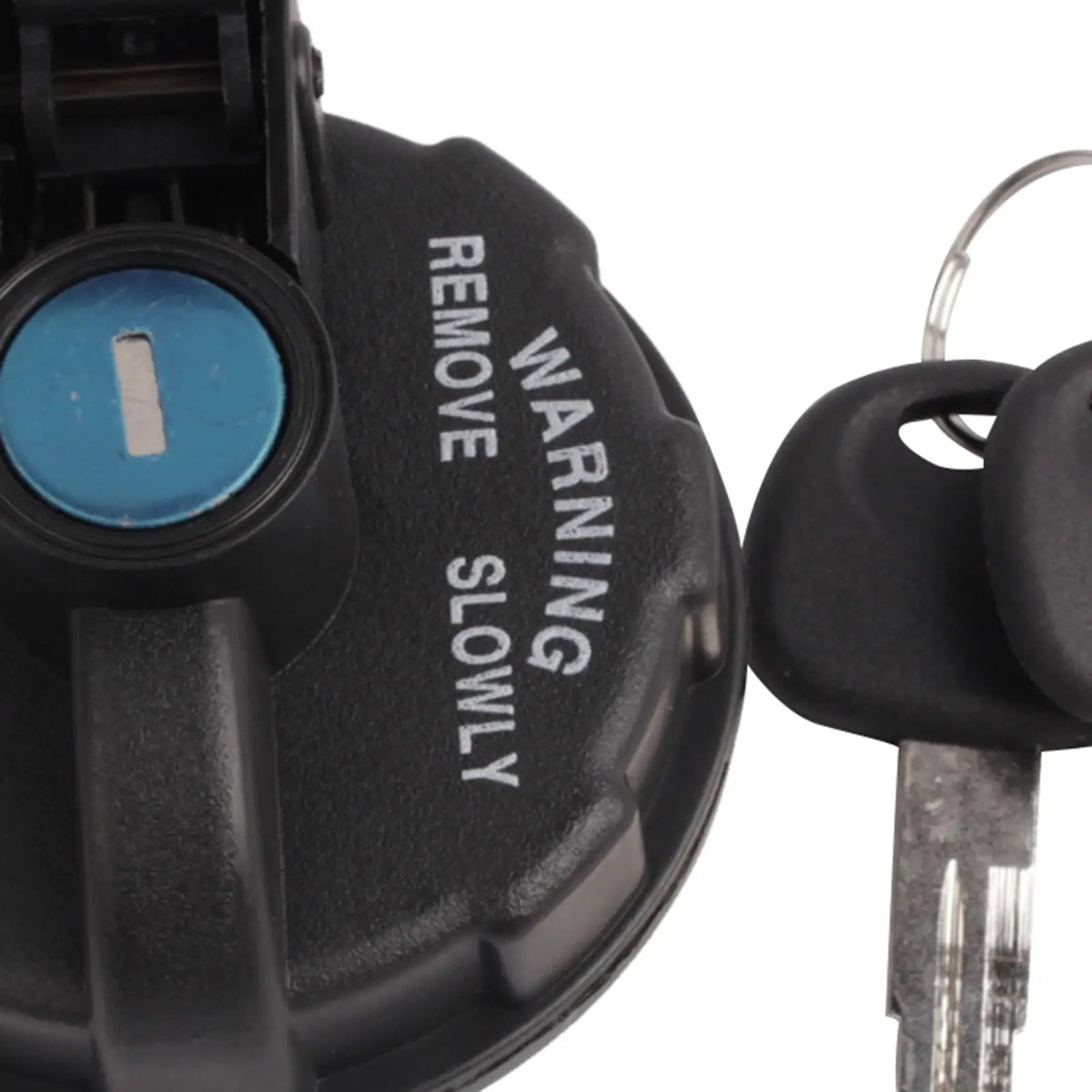 Locking Fuel Tank Cap Universal Replace with 2 Keys Lockable Diesel Trucks Plastic Cars Fuel Tan - Automotive LED Light