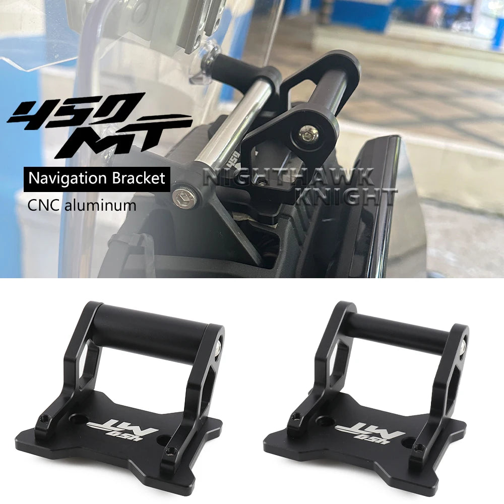 Expansion Bracket For CFMOTO 450MT 450 mt 2024 2025 Motorcycle Accessories CNC Aluminium GPS Pho - Automotive LED Light