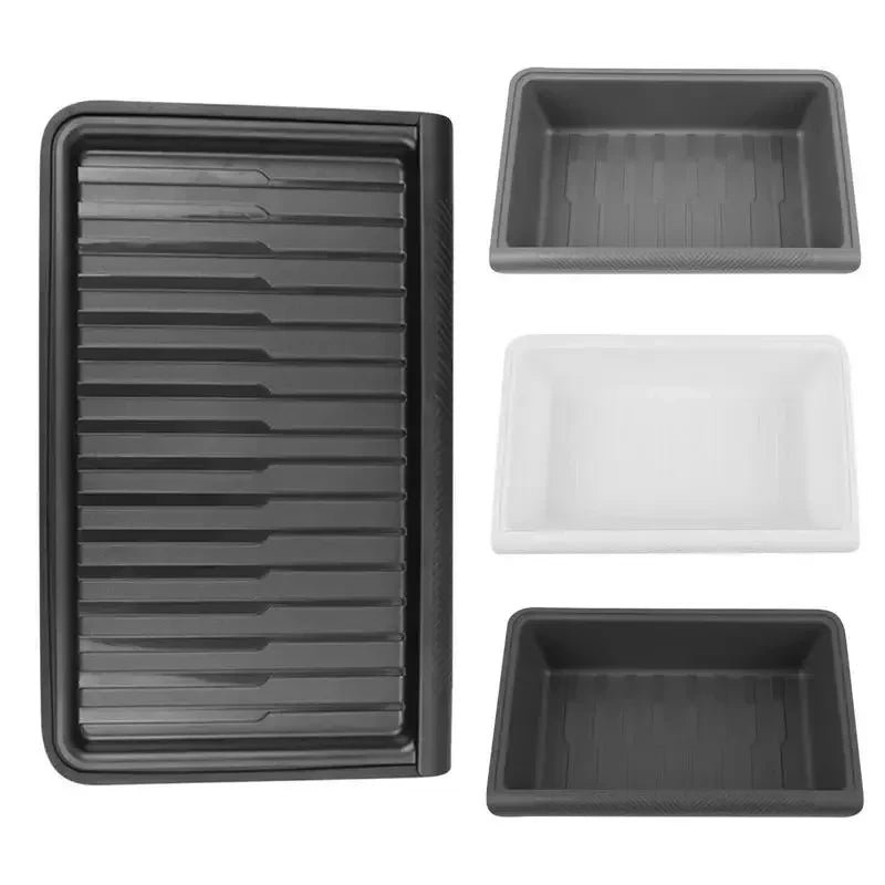 Model Y Under Seat Storage Box Car Seat Organizer Vehicle Underseat Drawer Holde for Seat Model Y - Automotive LED Light