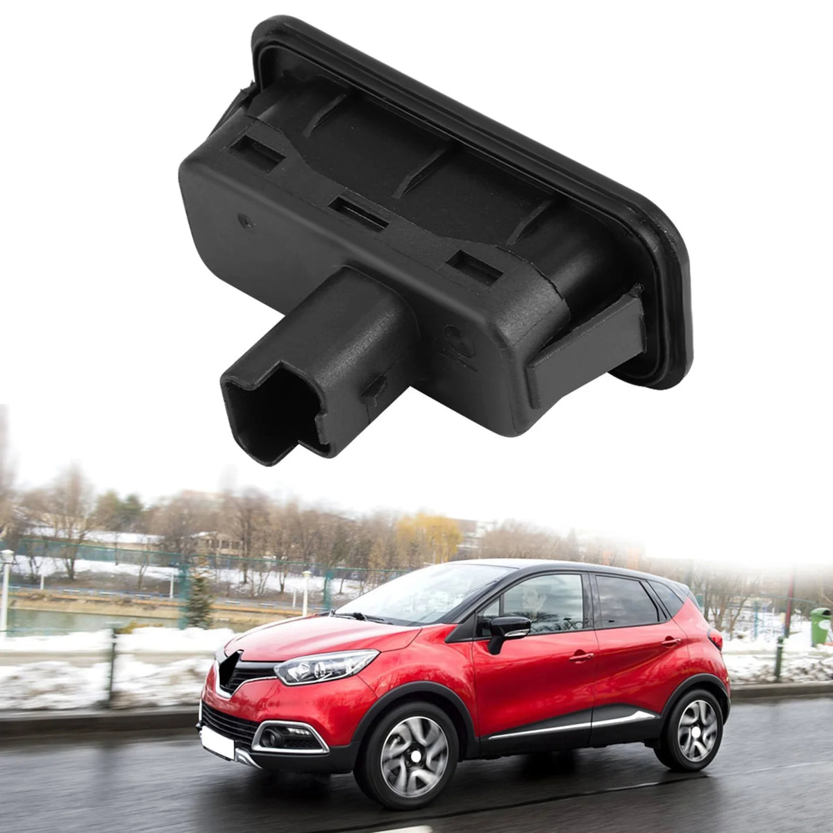 Car Rear Boot Trunk Cover Opening Switch Handle Replacement For Clio Laguna Megane Captur Twingo - Automotive LED Light
