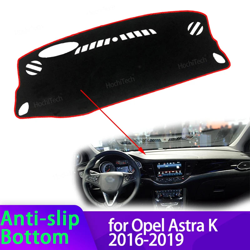 For Opel Astra K 2016-2019 Vauxhall Holden High Quality Dashboard Mat Dashmat Co for Opel 2016-2019 - Automotive LED Lig