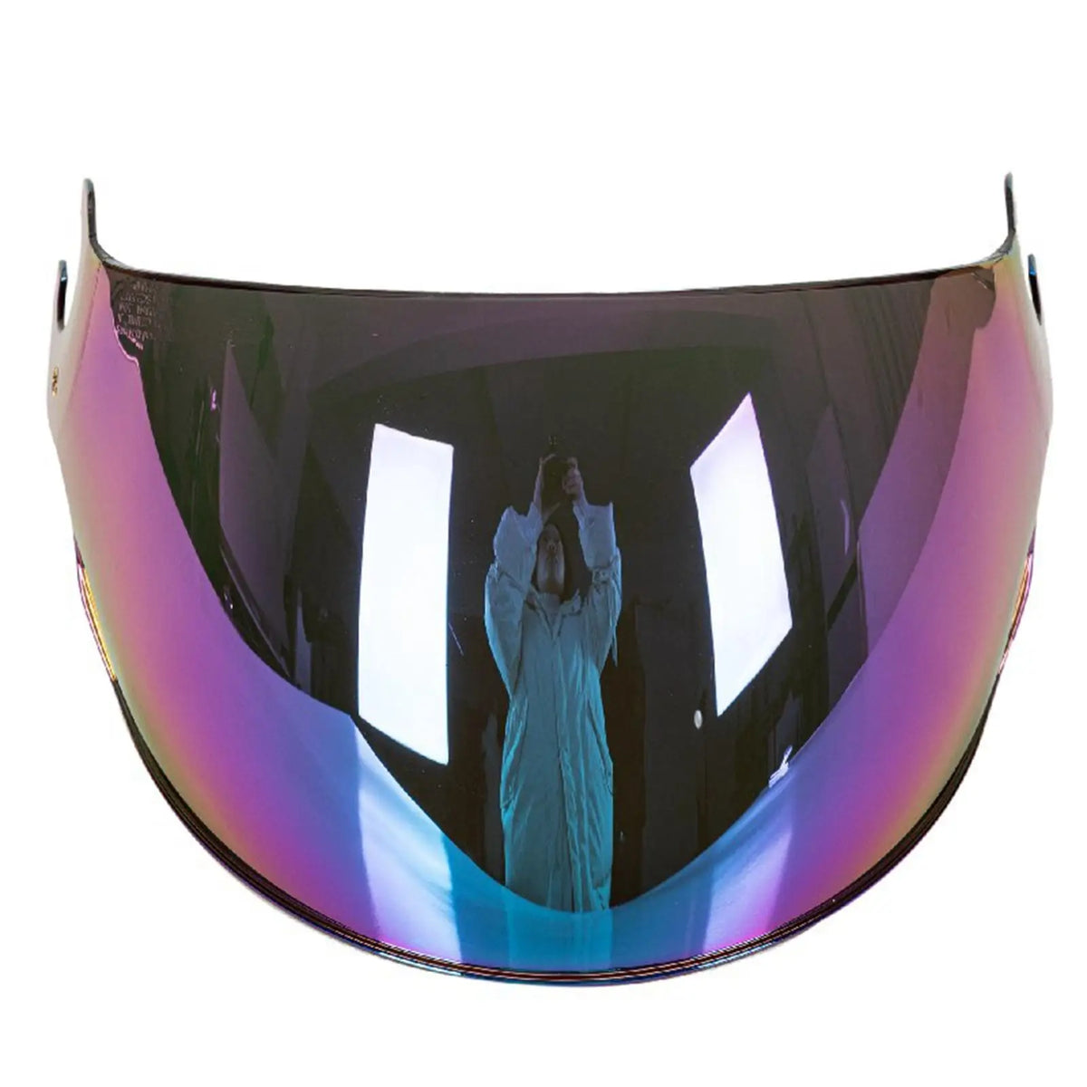 Full Face Flip Up Visor Lens PC Bubble Windscreen Replacement Helmet Accessories for OF - Automotive LED Light
