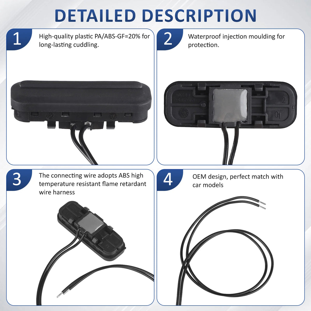 For Chevrolet Cruze Sedan 2009-2014 Car Rear Trunk Switch Buttons Replacement Wi for Chevrolet 2009-2014 - Automotive LE