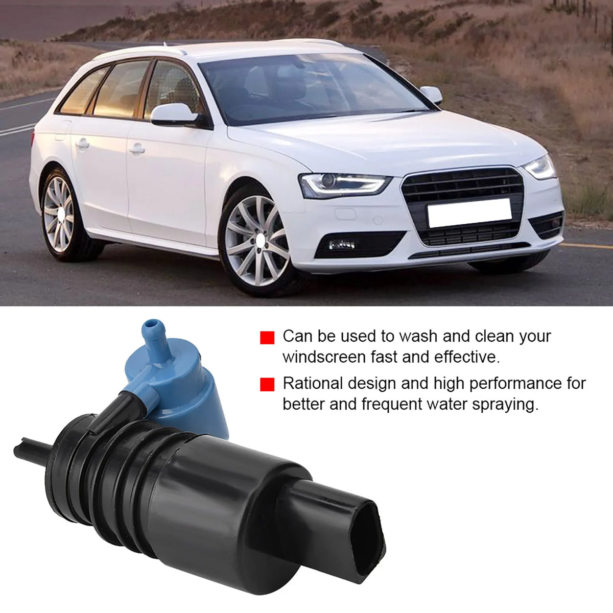1K6955651 Windshield Washer Fluid Windscreen Cleaning Pum - Automotive LED Light