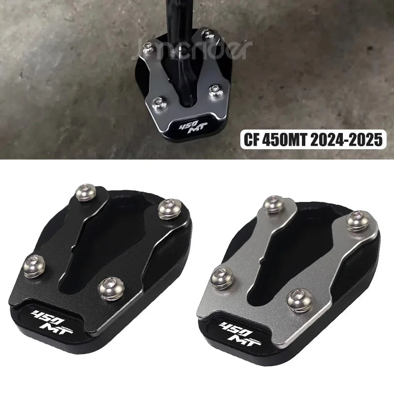 Fit For CTMOTO 450MT 450 MT 2023 2024 2025 CNC Motorcycle Kickstand Side Stand Extension Pad Enl - Automotive LED Light