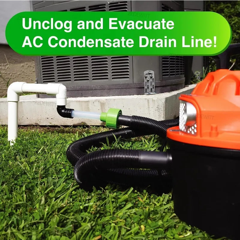 For HVAC System Multifunctional Condensate Drain Unclogger Air Condition PVC Drain Pipe Cleaning - Automotive LED Light