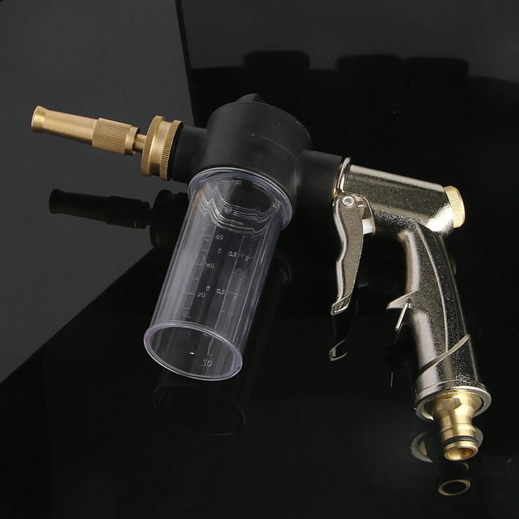 High Pressure Foam Car Wash Gun Power Washer Household Foam Gun Adjustable Spray Nozzle Sprinkle - Automotive LED Light