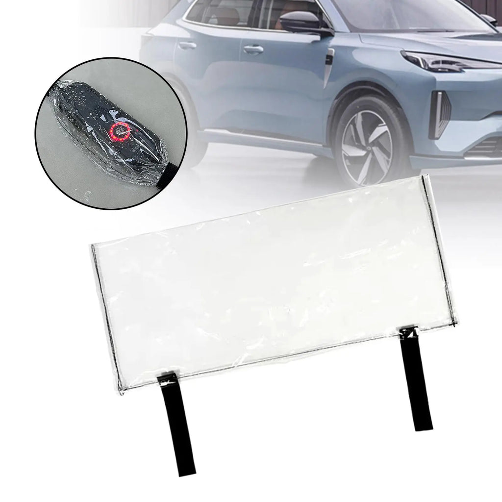 EV Charger Control Box Rainproof Cover PVC Material Easily Install for Rain Weather Protection M - Automotive LED Light