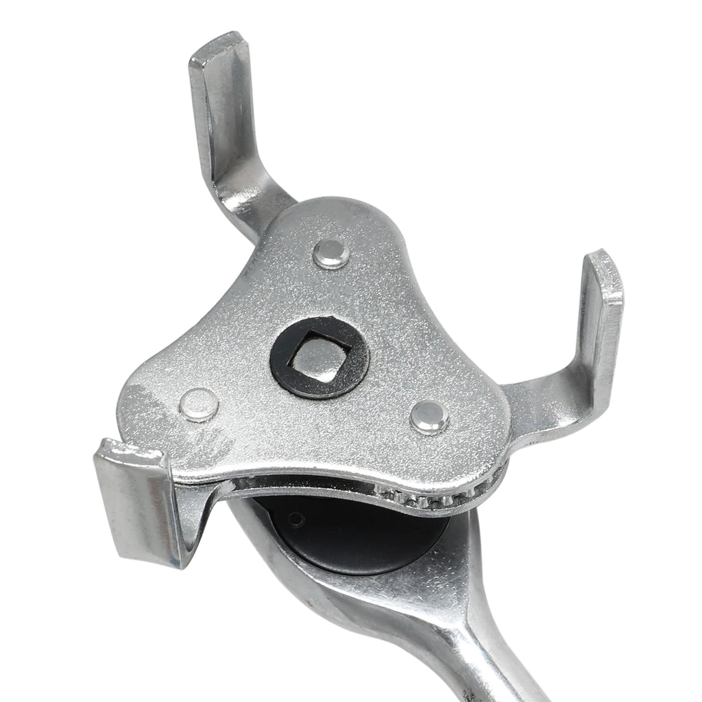 Universal Adjustable Oil Filter Wrench From 2-1/2 Inch to 4.5 Inch Oil Filter Wrench Tool Set Wi - Automotive LED Light