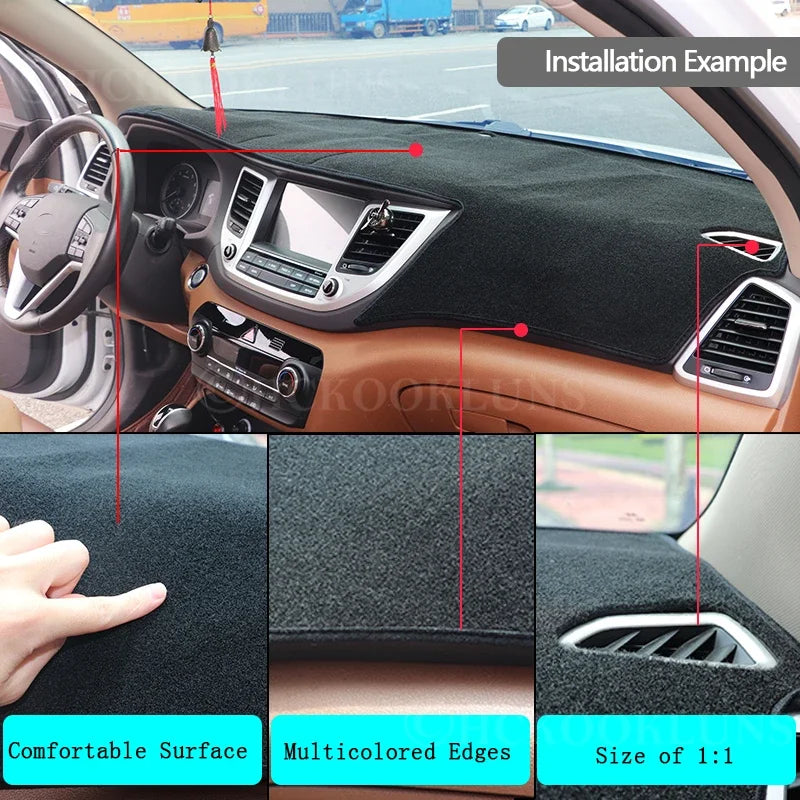 Dashboard Cover Protective Pad for Suzuki SX4 2006~2013 Car Accessories Dash Boa for Suzuki SX4 2006-2013 - Automotive L