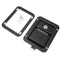 Tool Box Handle Latch with 2 Keys Flush Mount Steel Construction Heavy Duty for RVs Trucks Trail - Automotive LED Light
