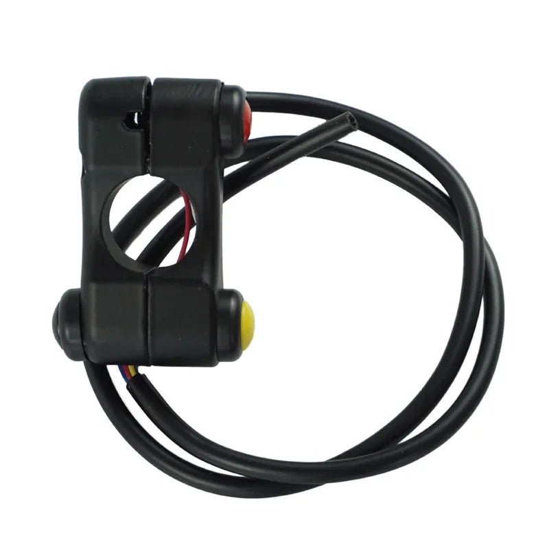 7 Wires Aluminum Motorcycle 7/8" 22mm Handlebar Switches Headlight Hazard Brake Fog Light Horn O - LED Motorcycle Light