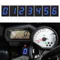 Super 6 Speed Display Universal Light Neutral Gear Indicator Display Motorcycle Speedometer Elec - Automotive LED Light