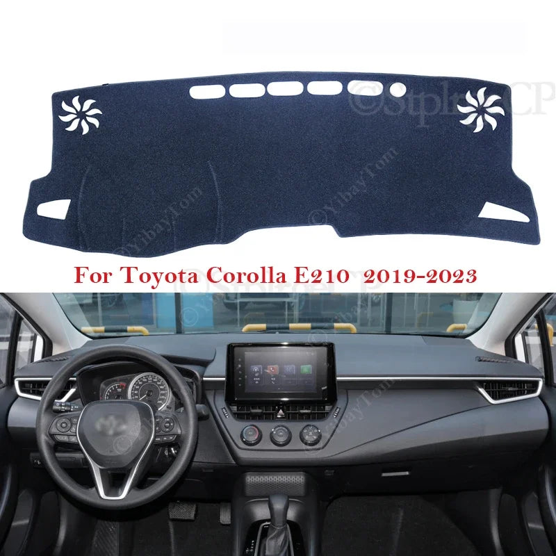 for Toyota Corolla E210 2019 2020 2021 2022 2023 Car Dashboard Cover Protective Pad Dash Board S - Automotive LED Light
