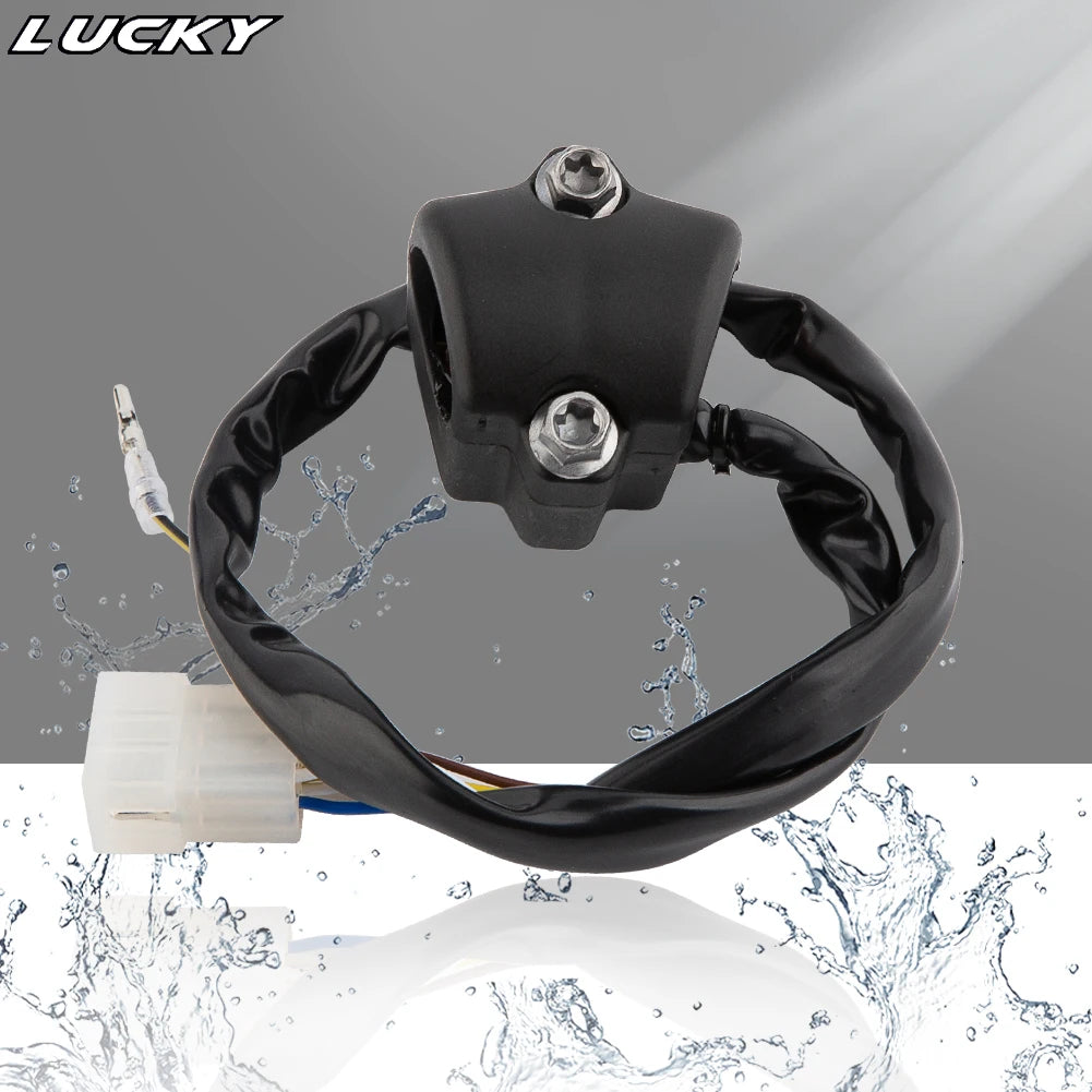 Motorcycle Three Function Switch Waterproof Headlight Turn Light Horn ON/OFF Flameout Starter St - LED Motorcycle Light