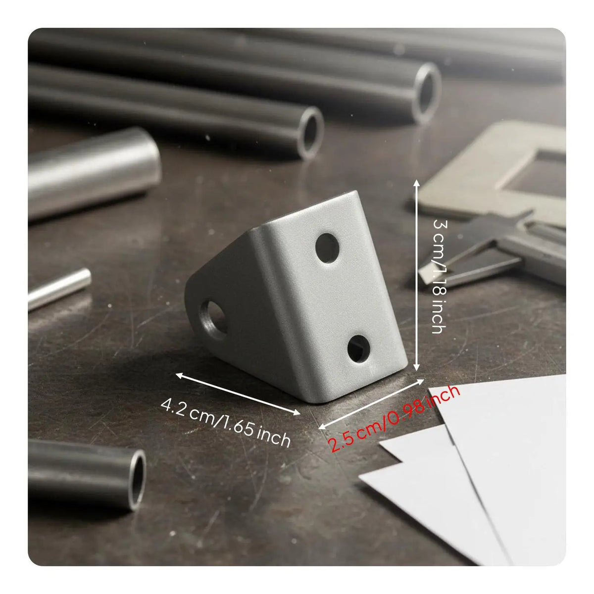 Versatile Double Hole Shock Absorber Mount Steel Bracket for Electric Powered Buggy Motorcycle - Automotive LED Light