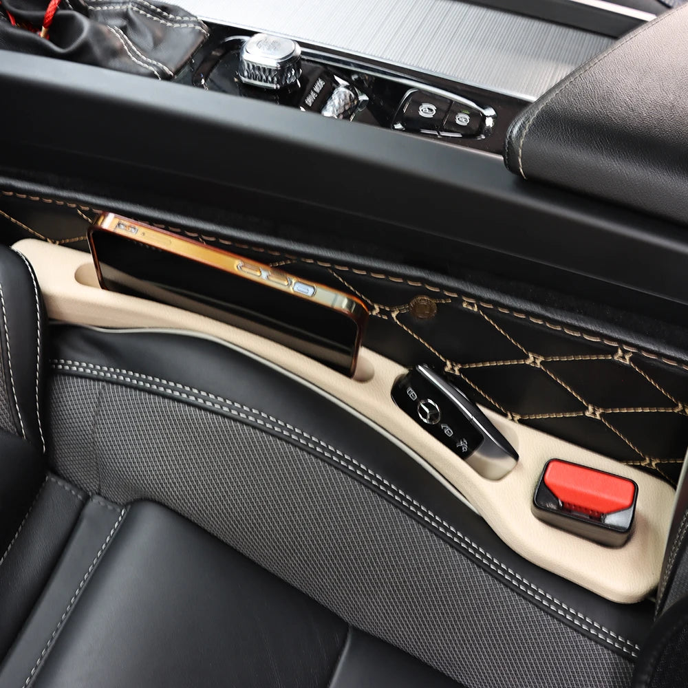 1 Pair Universal Car Seat Gap Plug Strip Side Seam Car Gap Filler Leak Proof Seat Gap Storage Or - Automotive LED Light