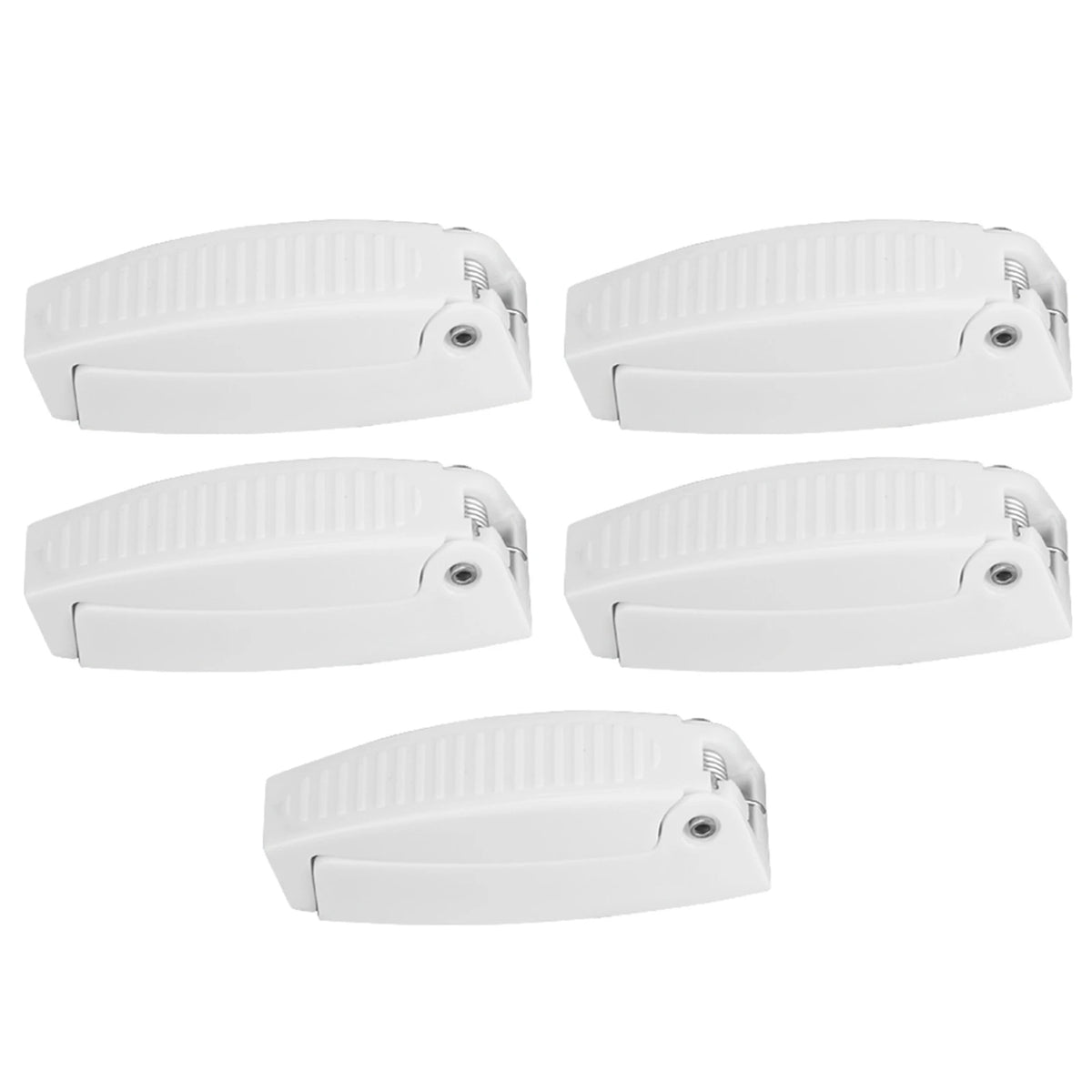 5pcs Door Catch Holder Latch for RV Motorhome Camper Traile Travel Baggage White ABS Car Accesso - Automotive LED Light
