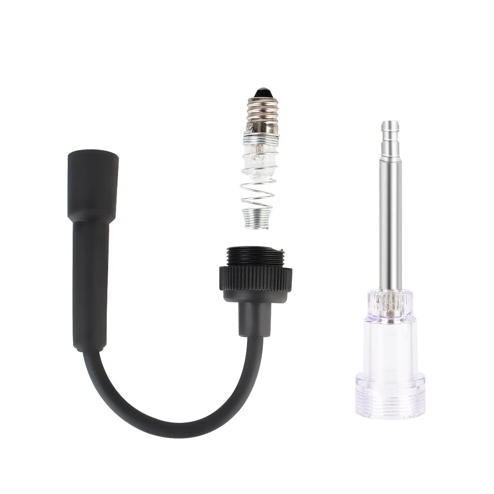Car Spark Plug Tester Diagnostic Tools Engine Start Test In-Line Igniton Troubleshooting Kit Tru - Automotive LED Light