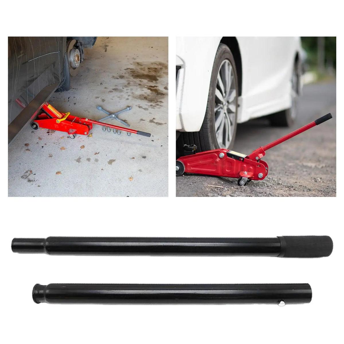 3 Ton Jack Handle Replacement Hand Tool Multiuse Wear Resistant Easy to Use Horizontal Hydraulic - Automotive LED Light