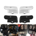Motorcycle Turn Signal Extension Cap Switch Button Extended Cover Black/Chrome For Harley Softai - LED Motorcycle Light