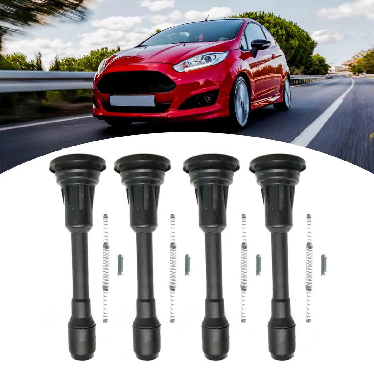 4 Pieces Ignition Coil Compatible Replace Parts High Performance Accessories Smooth Ignition 224 - Automotive LED Light