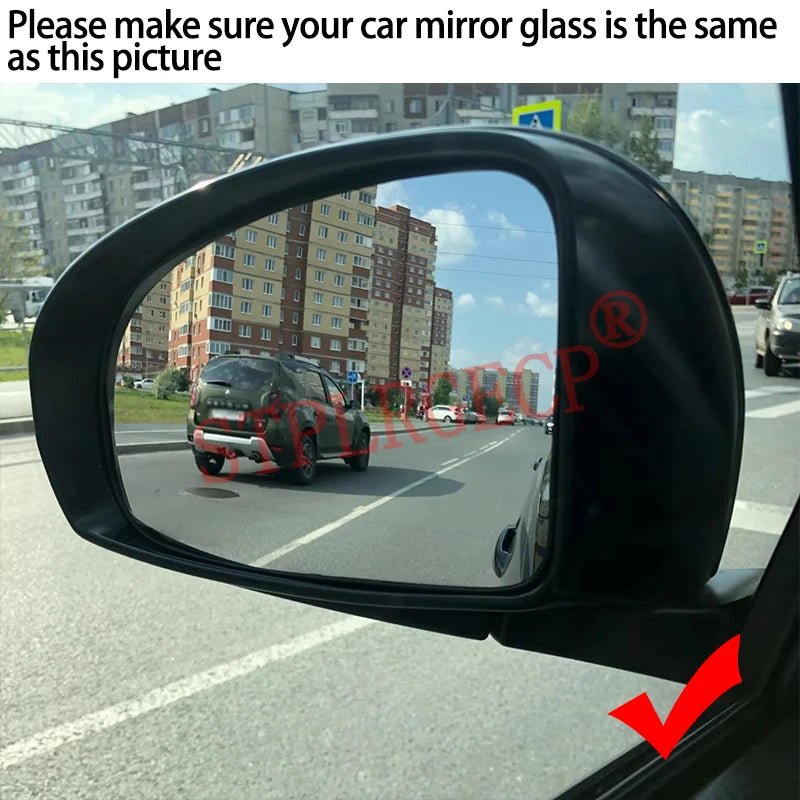 Stplrgecp Passenger Driver Side Left or Right Door Side Heated Wing Mirror Glass for Toyota J10 - Automotive LED Light