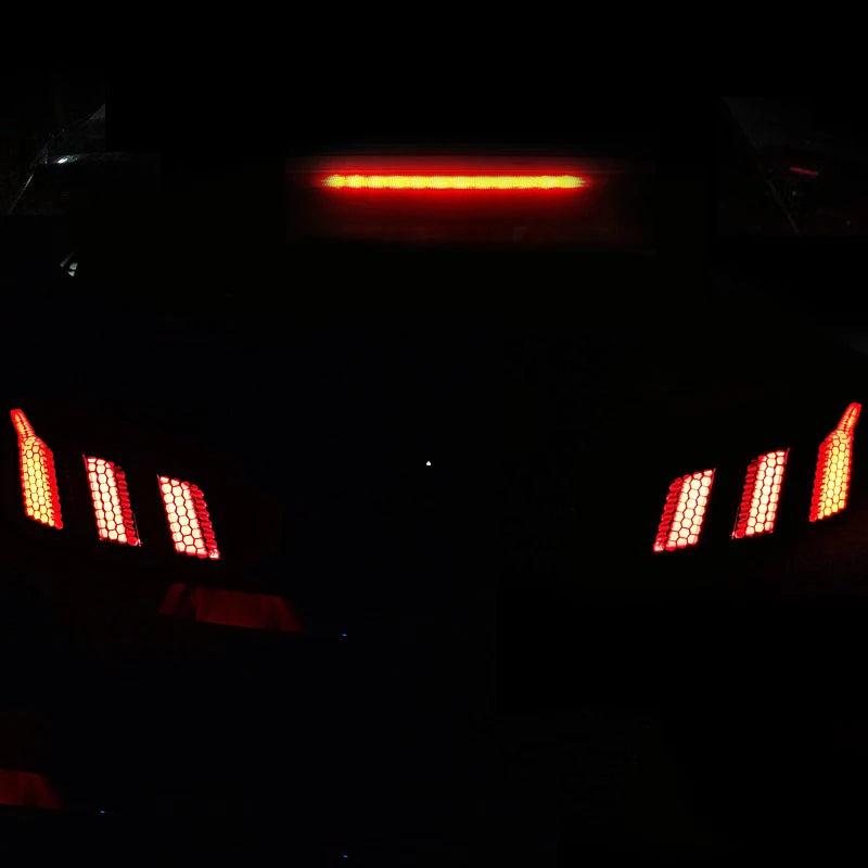 For Peugeot 3008 GT 2016 2017 2018 2019 2020 2021 2022 2023 Car Rear Tail Light Lamp Honeycomb 3 - Automotive LED Light