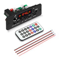 10W Digital Amplifier MP3 Decoder Board DC 5V Bluetooth 5.0 FM Support Microphone Car MP3 Player - Automotive LED Light