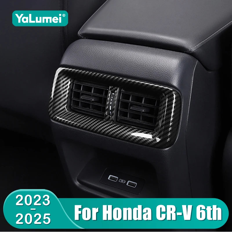 For Honda CRV 2023 2024 2025 CR-V 6th Gen Hybrid Car Rear Seat Console Air Conditioning Outlet F - Automotive LED Light