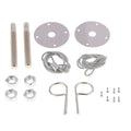 Car Plus Flush Hood Latch Pin Kit Iron Fastener for Engine Bonnet Locking Universal Auto Exterio - Automotive LED Light