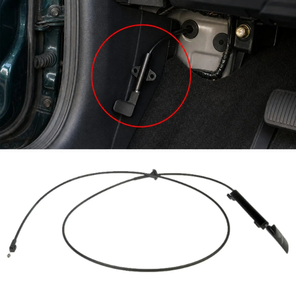 Hood Release Cable with Pull Handle Quick Installation F4zz16916A Spare Part 912043 for Ford Tru - Automotive LED Light
