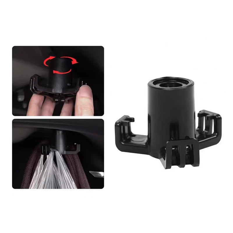 For Tesla Model 3 / New Model 3 Highland 2024 2025 Trunk Hook Grocery Bag Hook Car Pendant Acces - Automotive LED Light
