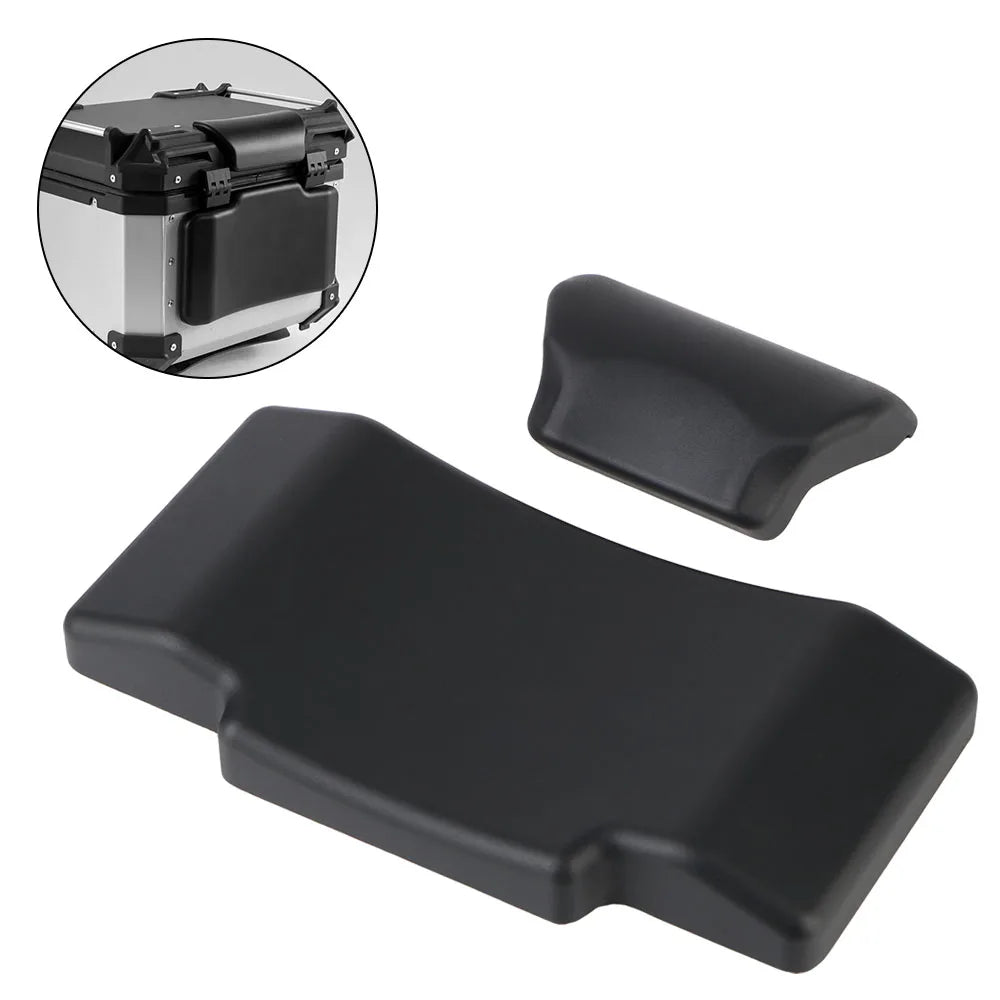 Motorcycle Backrest Pad Premium PU Sponge Covers Passenger Lazyback Protector Rear Case Cushion  - Automotive LED Light