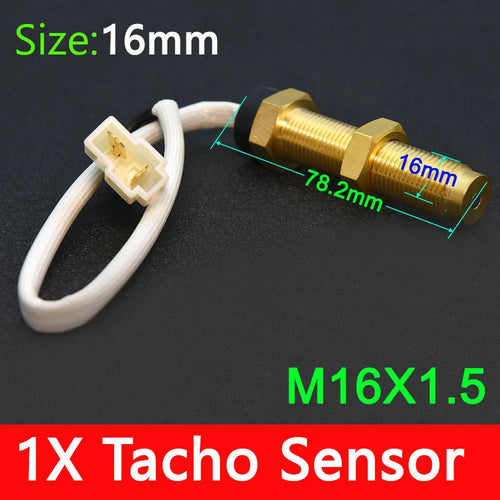 1 Piece Diesel Engine Tachometer Sensor M16 M18 Marine Car Motor Boat Tacho meter RPM gauge REV  - Automotive LED Light
