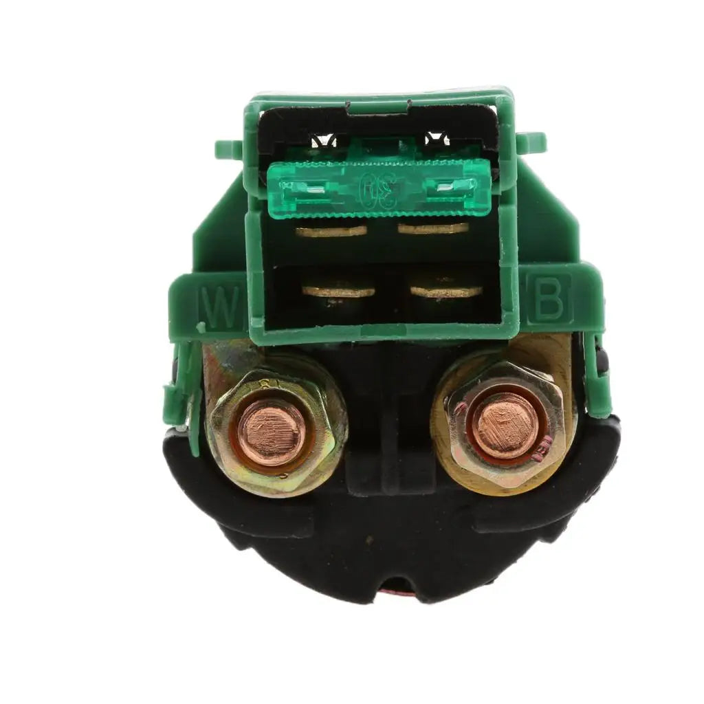 Efficient Starter Relay Solenoid Green Accessory for Honda GL1500 Gold Wing Motorcycle Engine - Automotive LED Light