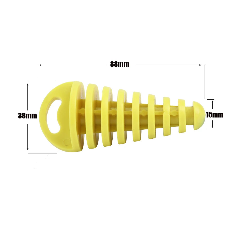 15-62mm Exhaust Pipe Plug Motorcycle Motocross Tailpipe Rubber Air Bleeder Plug Exhaust Wash Plu - Automotive LED Light