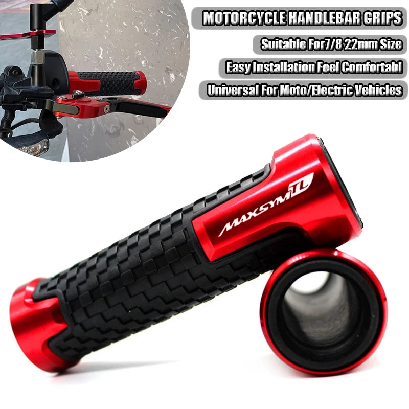 High quality Motorcycle Accessories Handle Grip Handlebar Grips cover For SYM MAXSYM TL 500 508  - Automotive LED Light