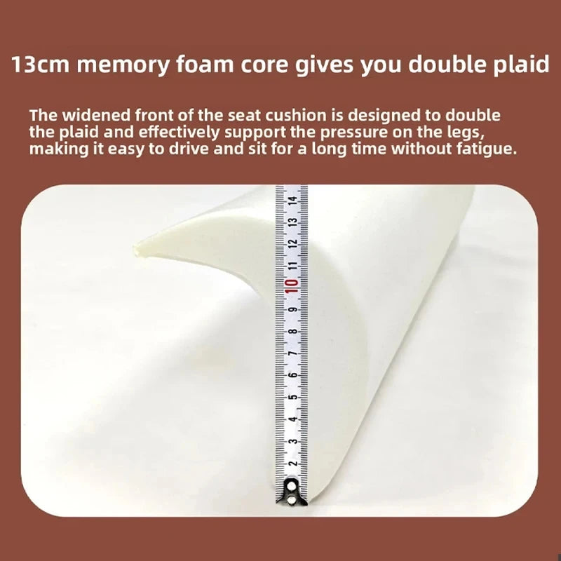 2026 Car Seat Cushion With Leg Support Universal Car Seat Protection Cover Breathable Thick Padd - Automotive LED Light